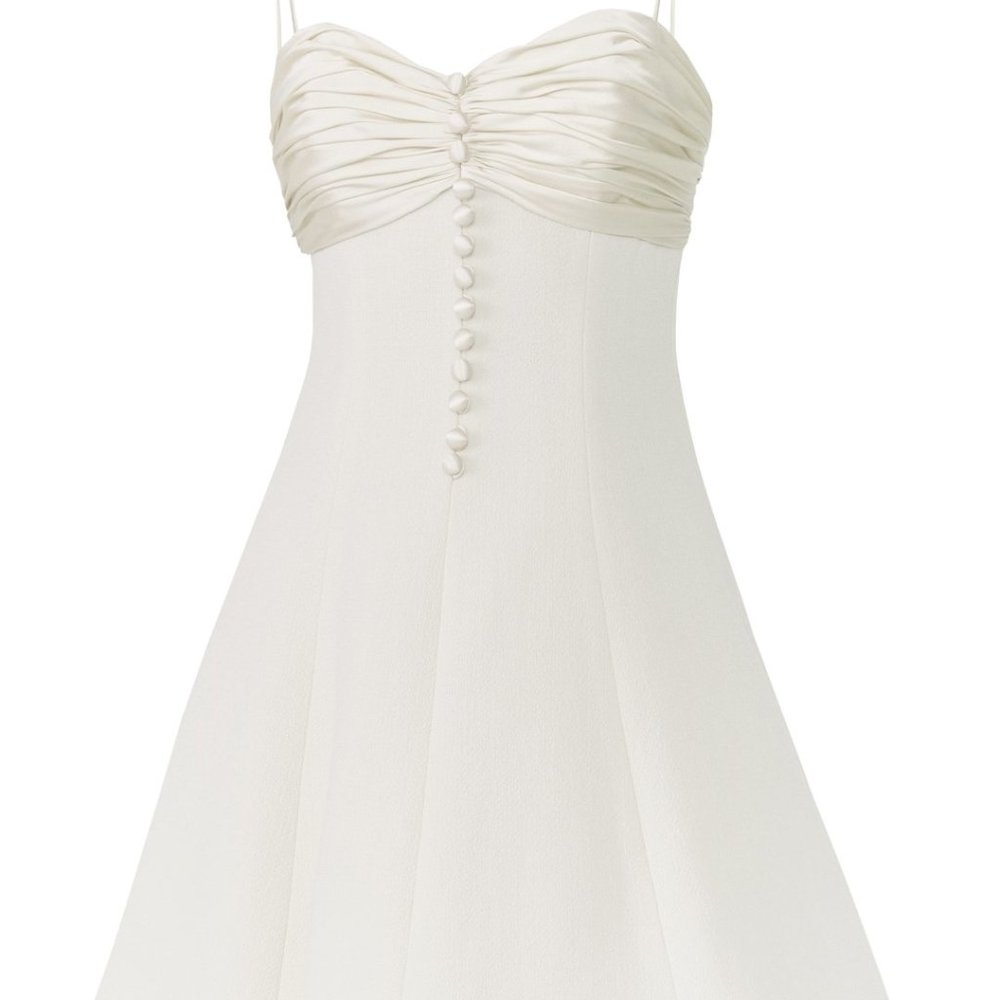 STHR Timeless Slip Dress in Snow White